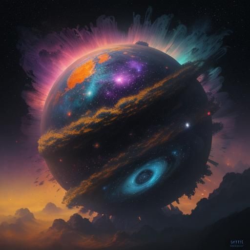 Cosmic Gourds Floating in Galaxy Vortex