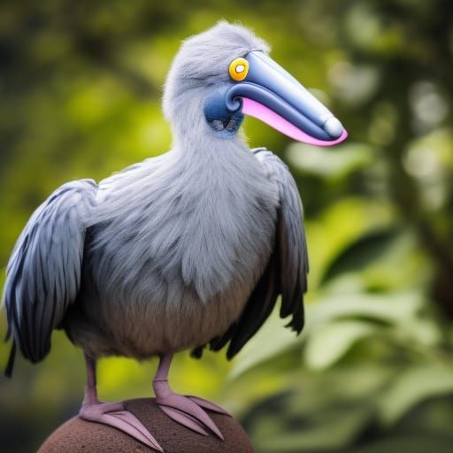 Shoebill Crane in Munchkin Land Photo