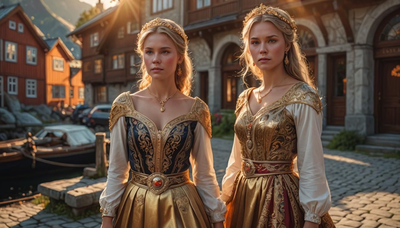 Beautiful Norwegian princess