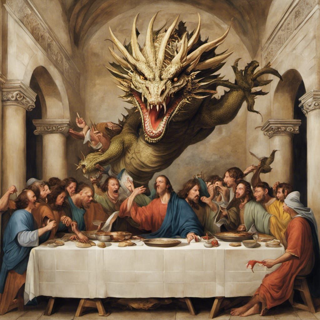 Dragon Attack on The Last Supper