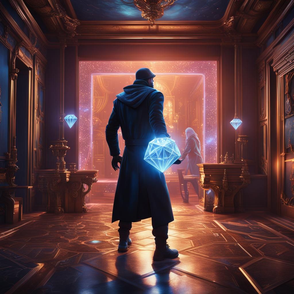 Diamond Heist: Lasers and Intrigue in Matte Painting