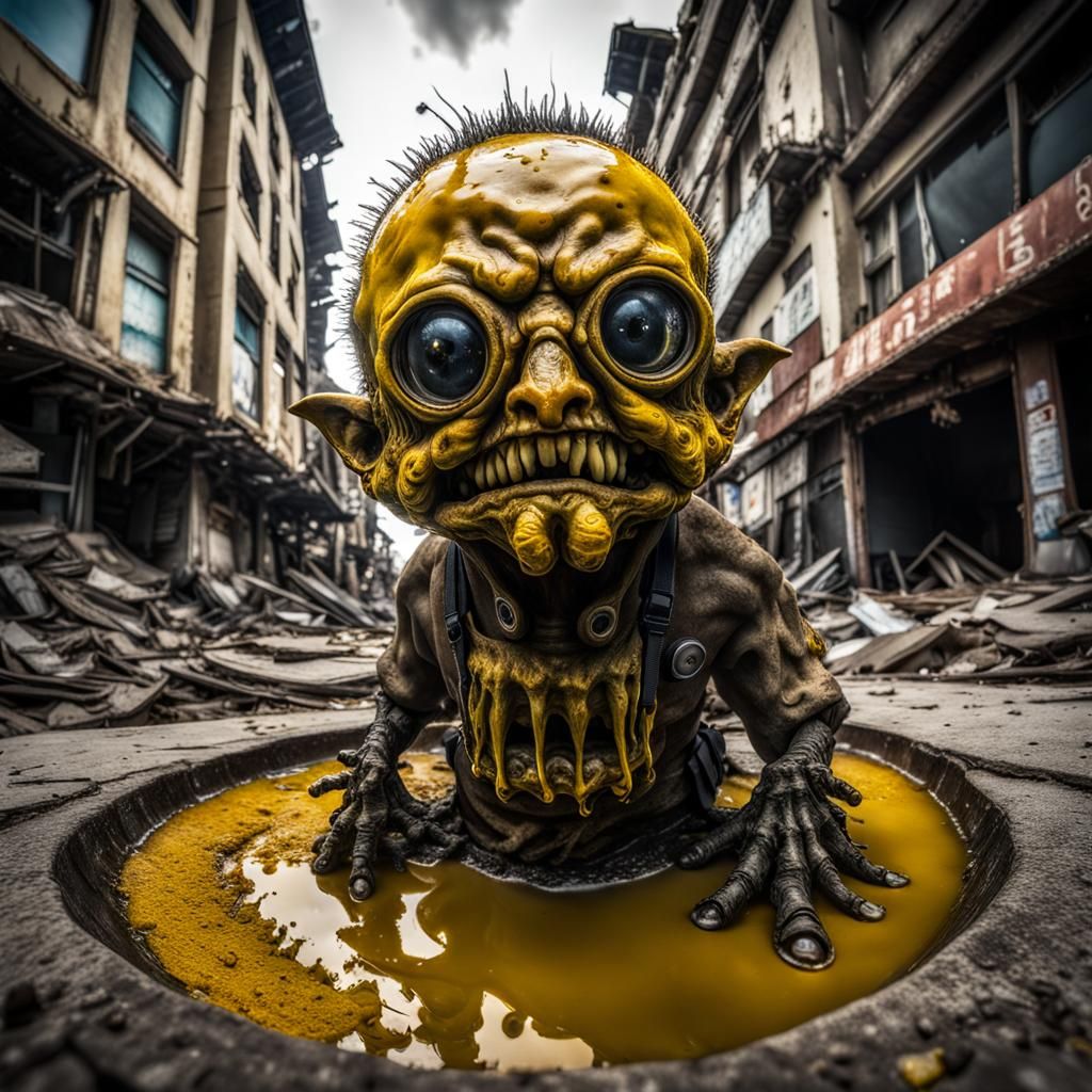 Apocalyptic Portrait in Mandelbulb Deepdream Style