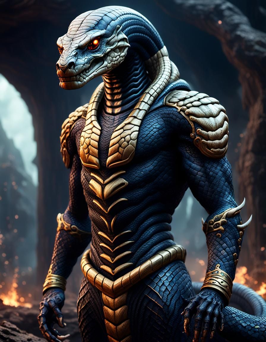 king cobra humanoid