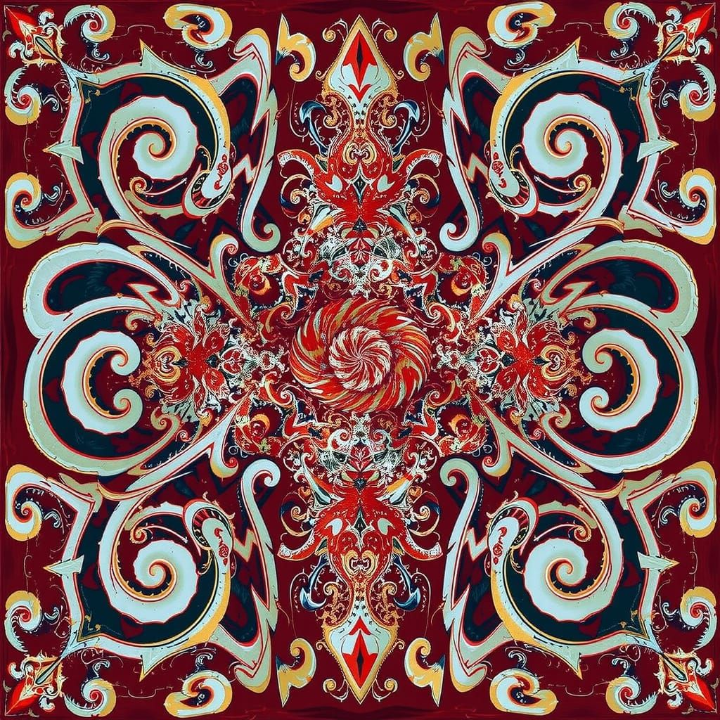 Abstract Visuals of Twisting and Warping Forms