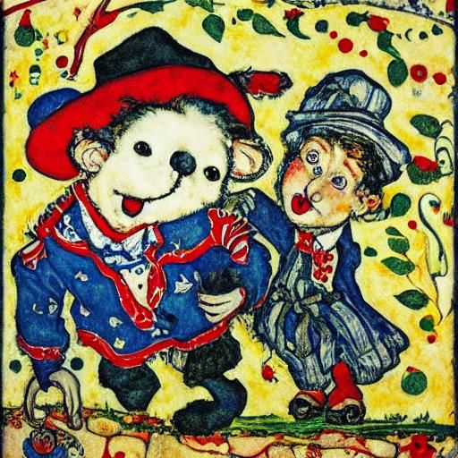 Oktoberfest Mouse Holiday: An Expressionist Celebration