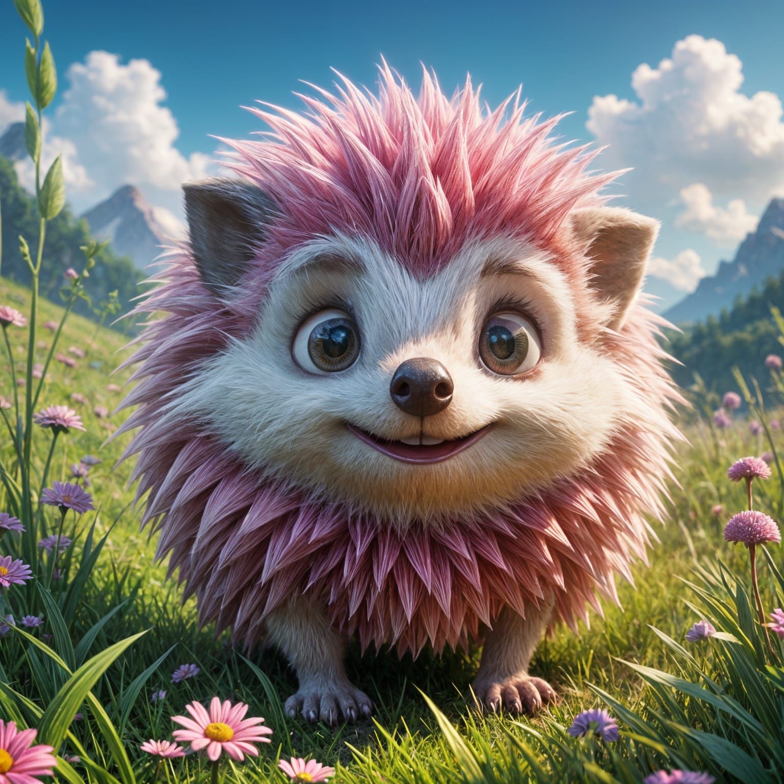 Charming Disney-Inspired Hedgehog