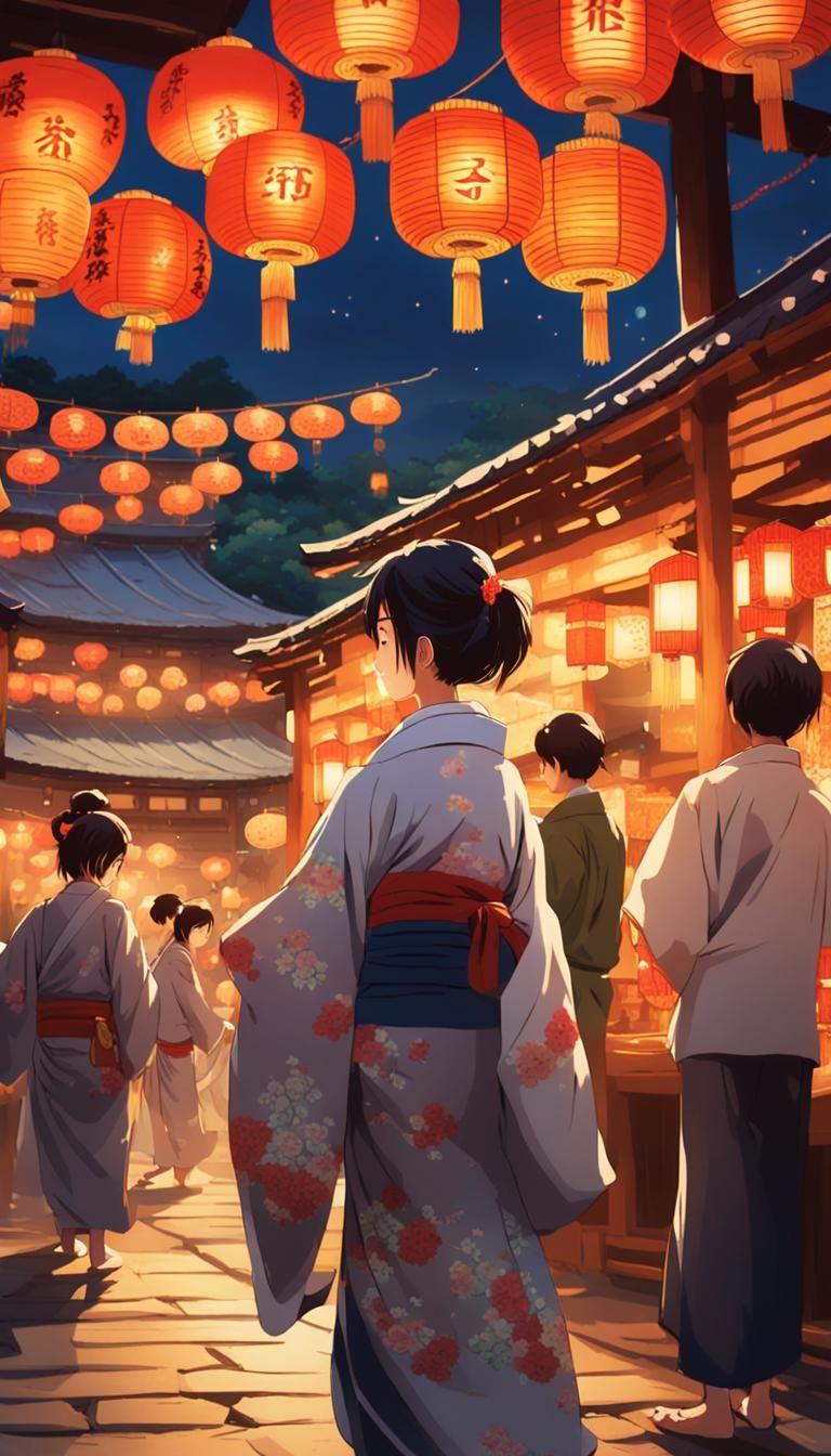 Kyoto Festival: Haruka and Mika in Oil Painting