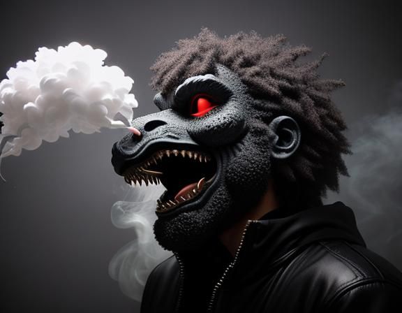 Ominous Smoke Monster Emerges from the Dark