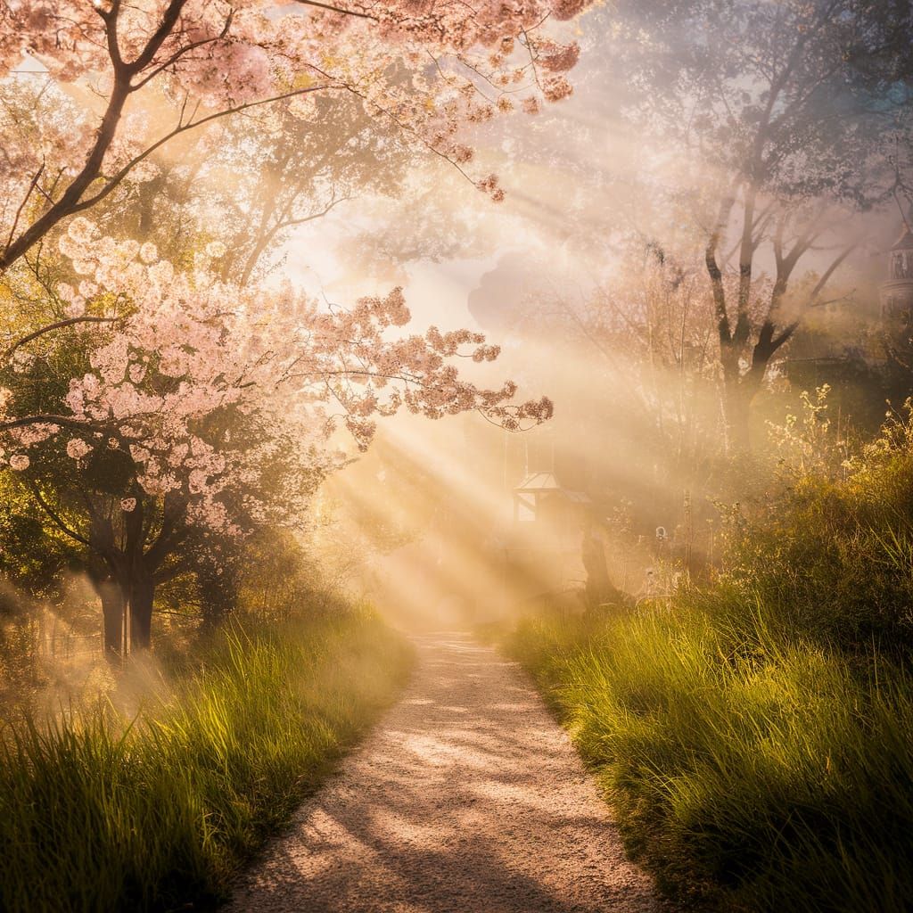 Whispers of Spring in an Enchanted Realm