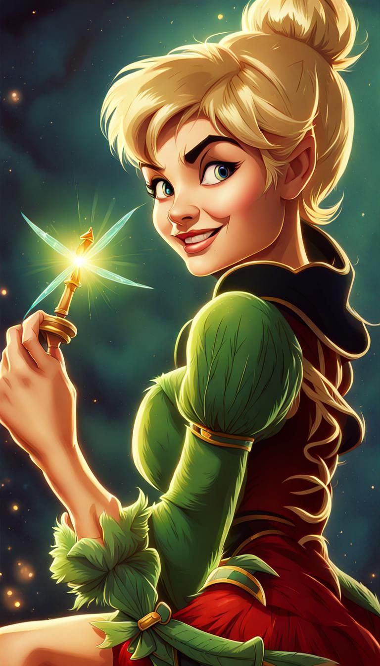 Tinkerbell as Captain Hook