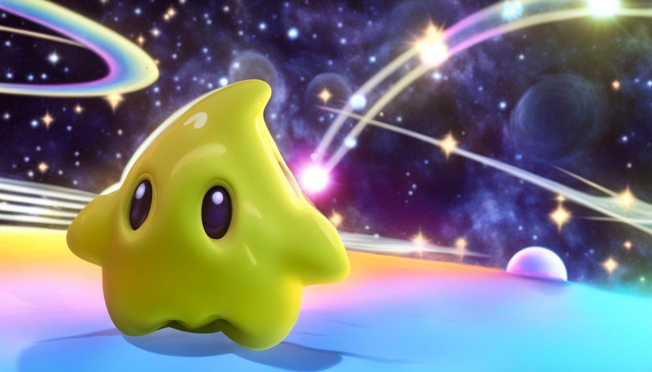 Cyberpunk Luma from Super Mario Galaxy in 4K