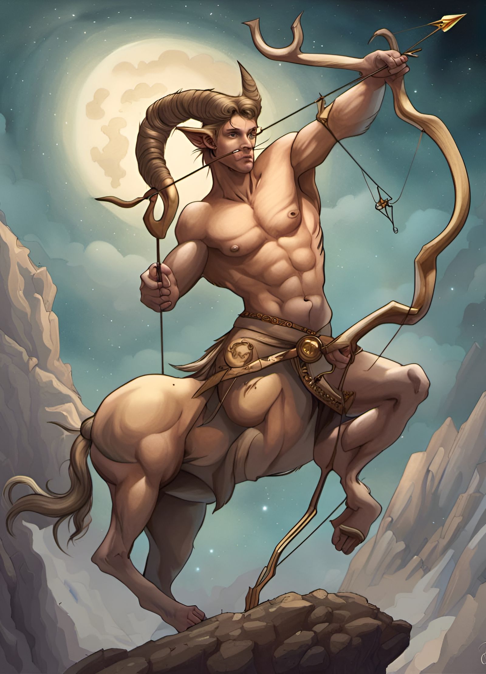 Centaur Archer Digital Fantasy Art