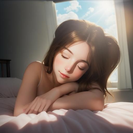 Brunette in Divine Sunshine