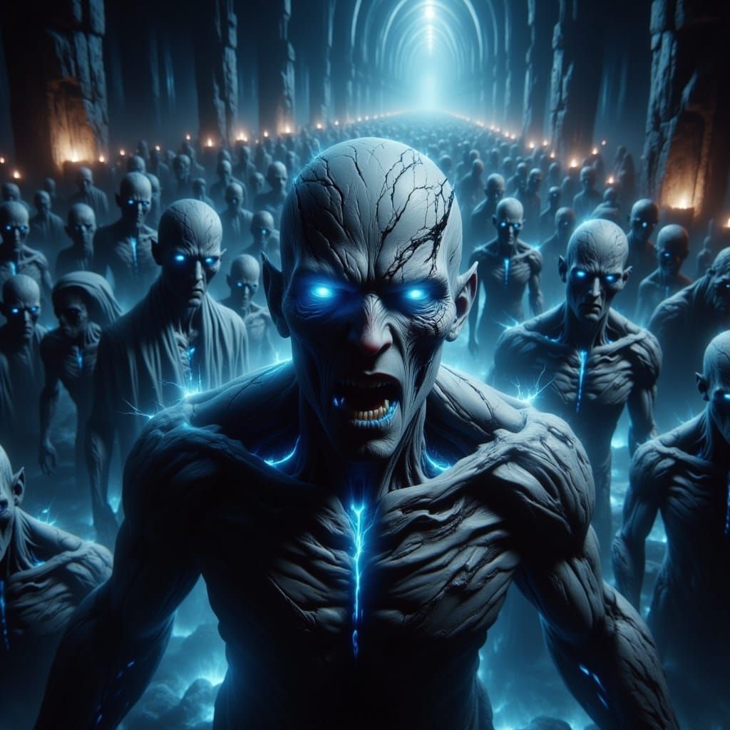 Ethereal Desecration in a Dystopian Cave