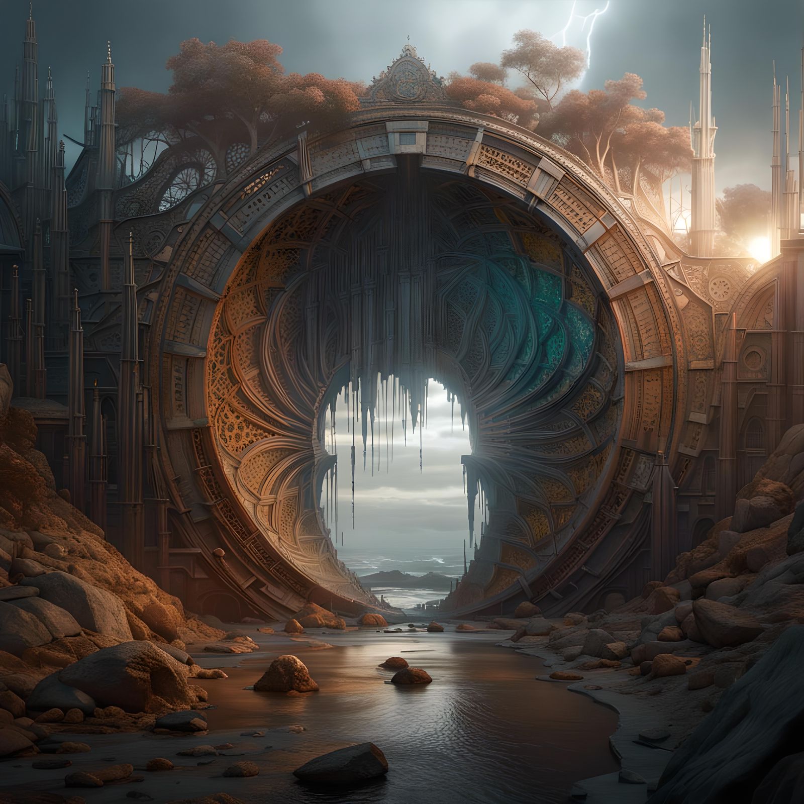 Fading Fantasy Portal in Storm of Baroque Colors