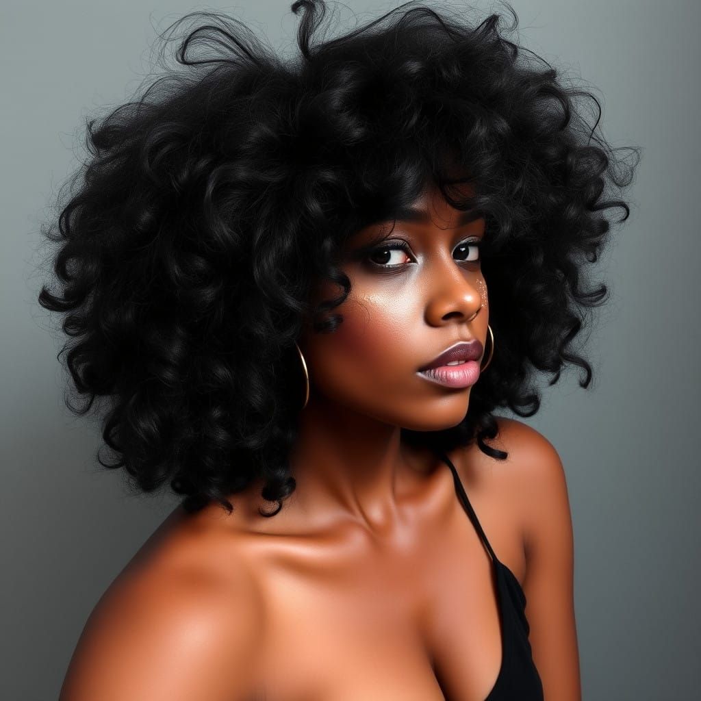 Dark Beauty in Deep Shadow