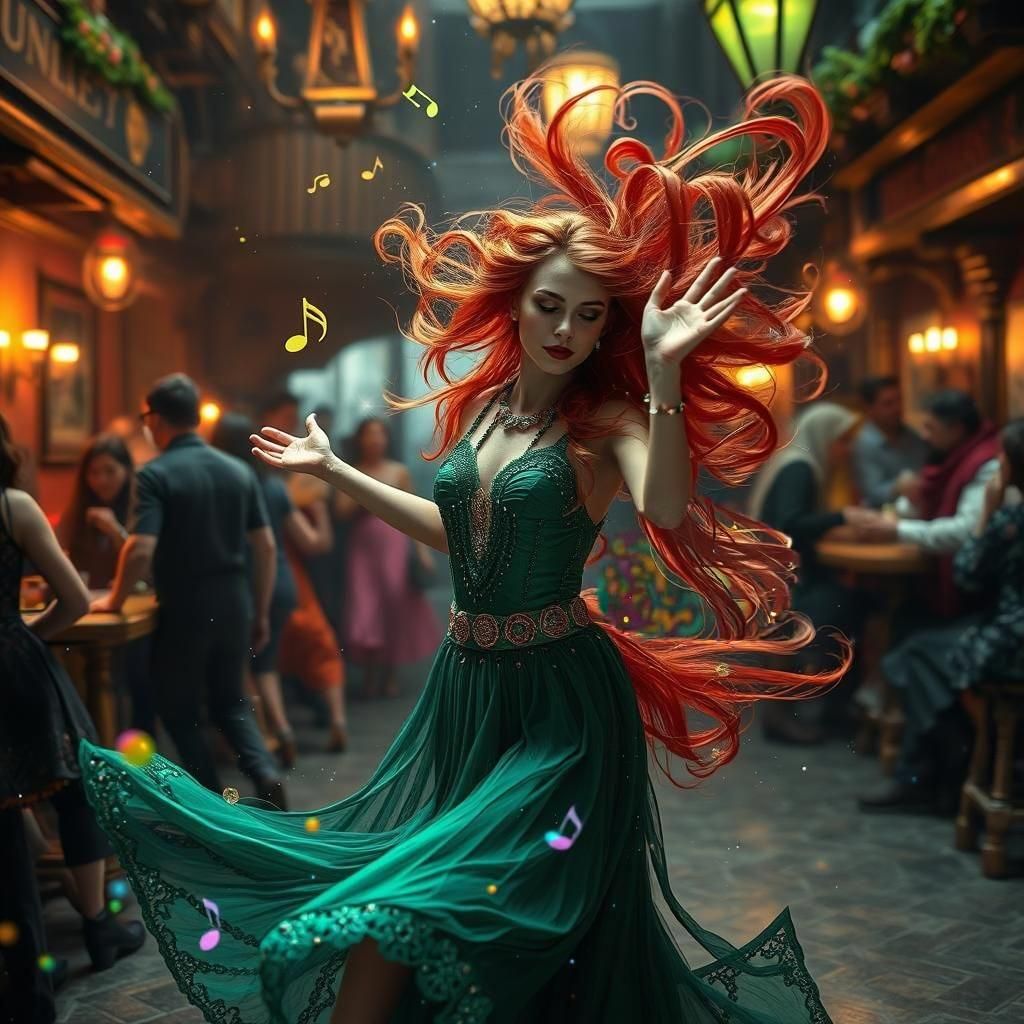 Fantasy Tavern Dance with Magic and Music