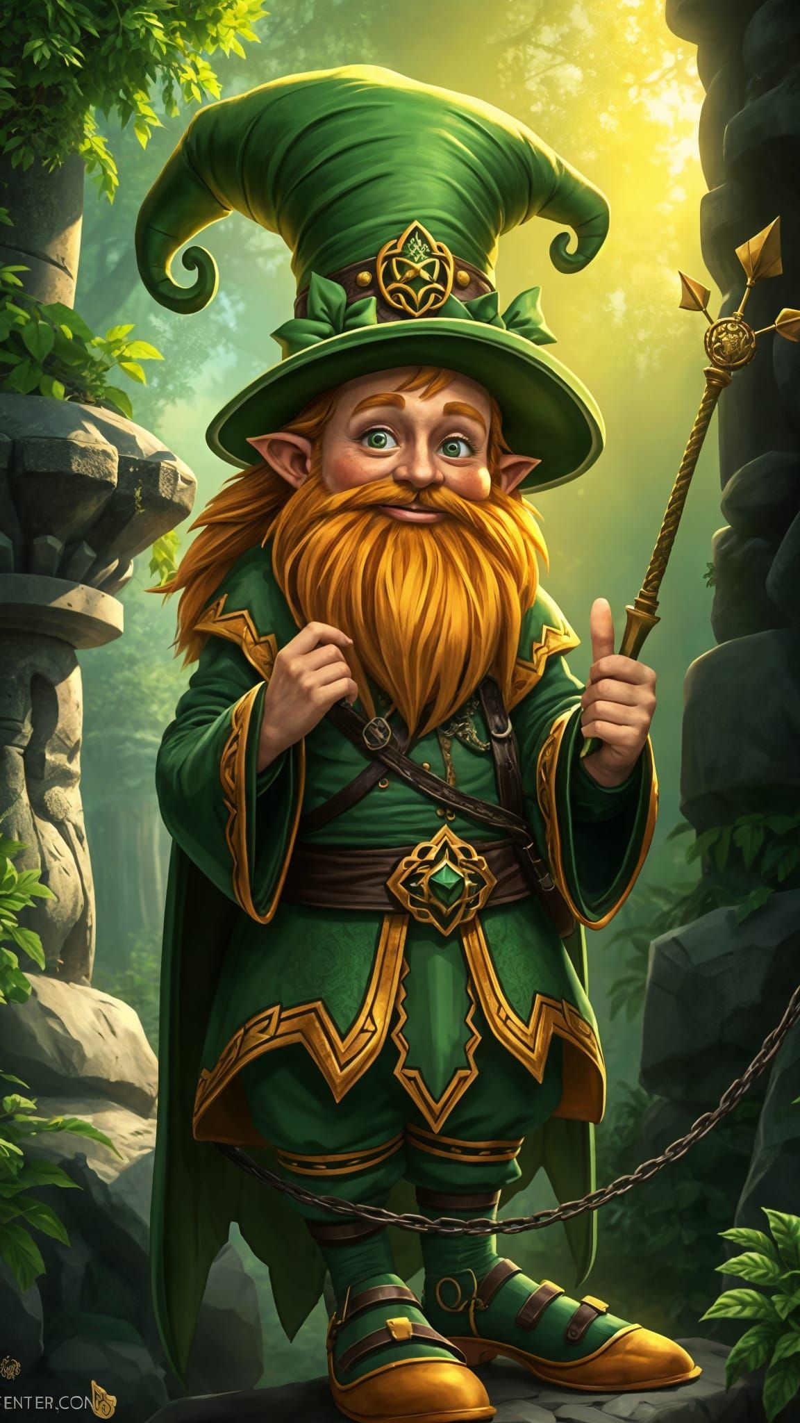 Leprechaun in Emerald Forest: Celtic Fantasy