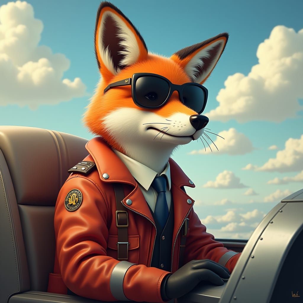 Fox Pilot Ready for Flight