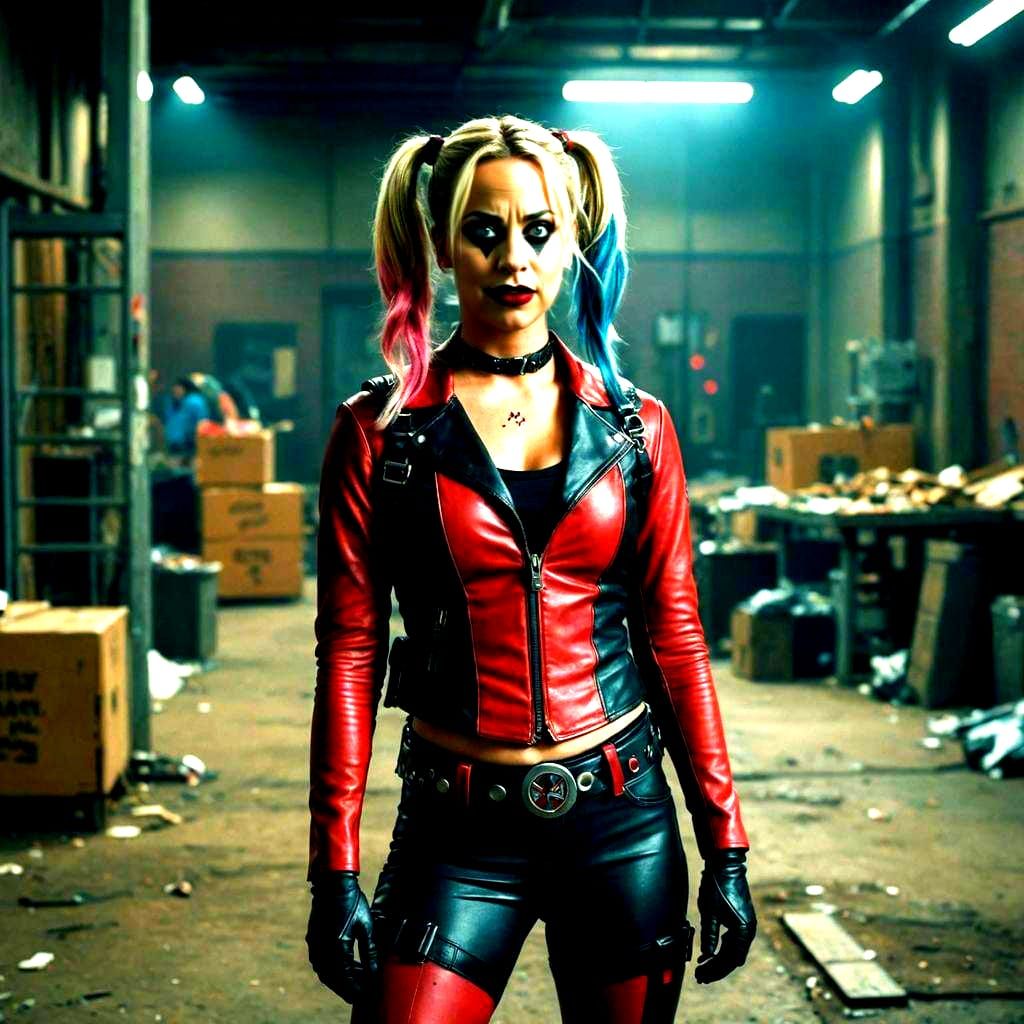 Harley Quinn Cinematic Film Still