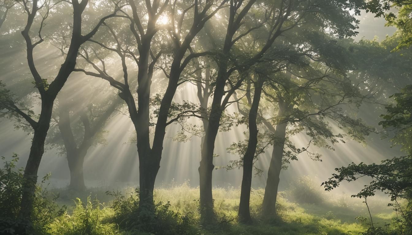 Ethereal Foggy Dew With Divine Sunshine