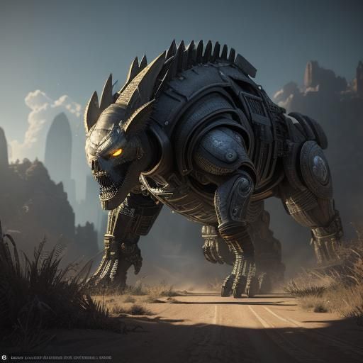 Epic Automoto Concept Art in 3D Cinematic Style