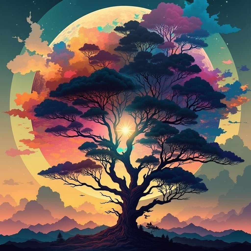 Elegant Patience in Vibrant Colors