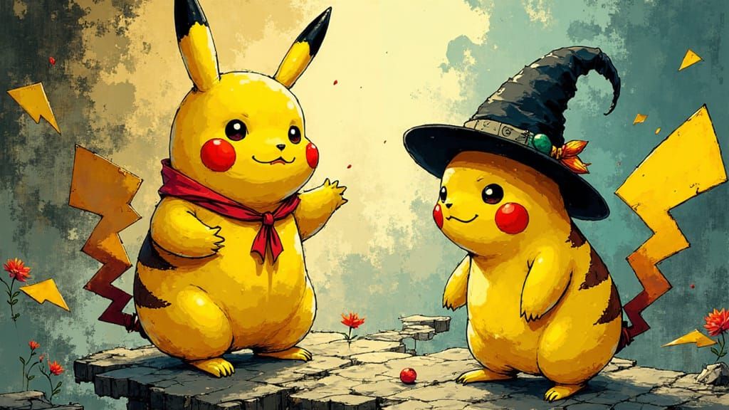 Electric Boogaloo Pikachu Engages in Epic Rap Battle