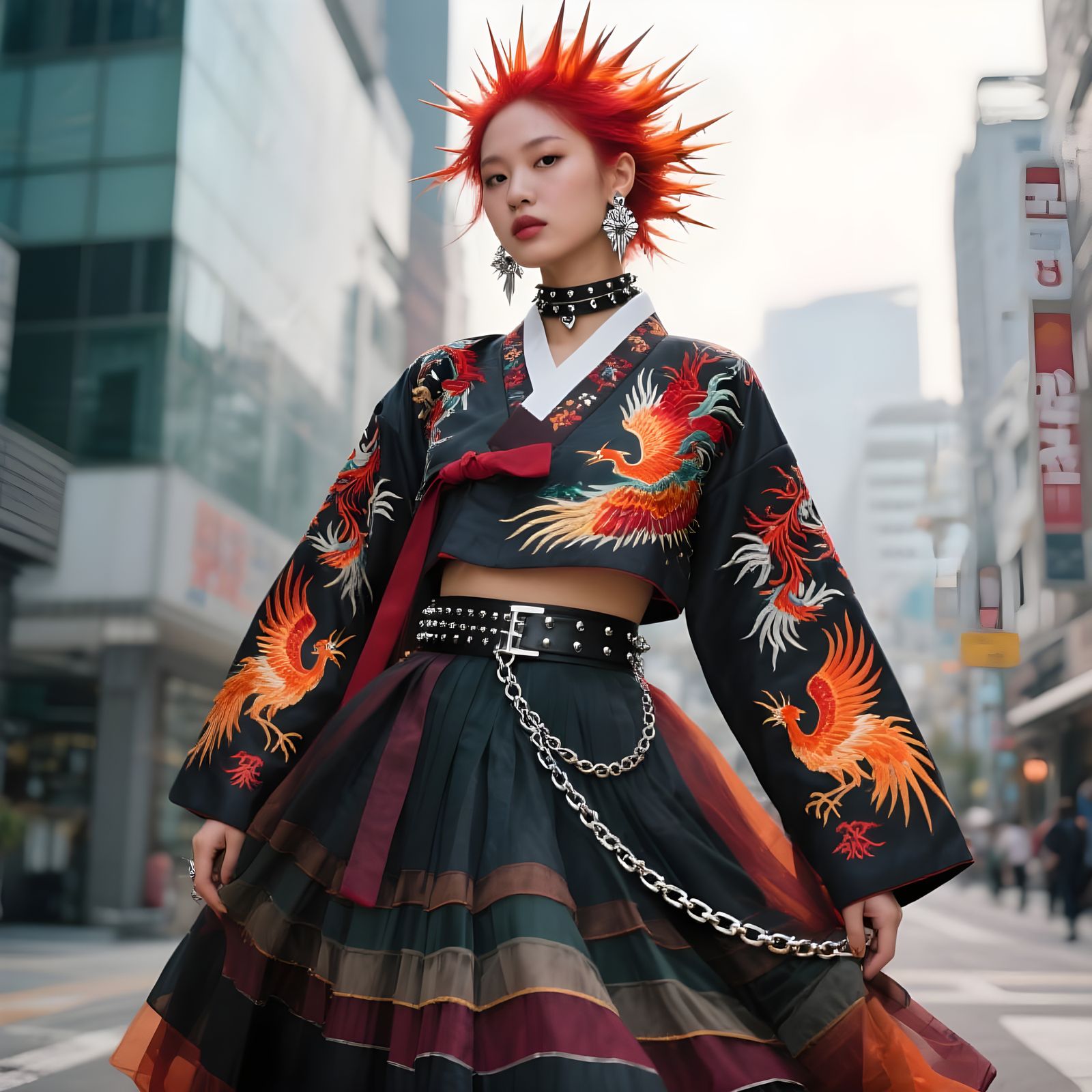 Punk Hanbok: Phoenix Embroidery in Seoul