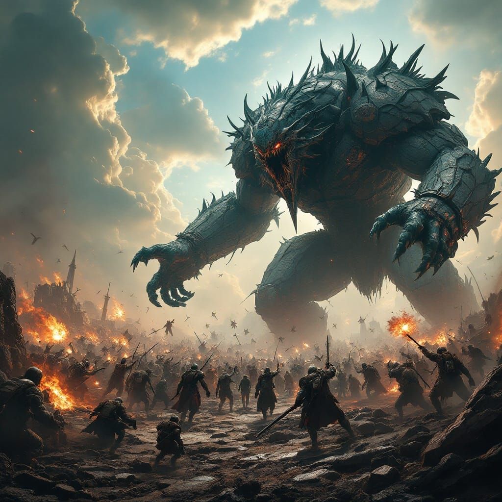 Titans Clash in a Gritty, High-Octane Apocalyptic Landscape