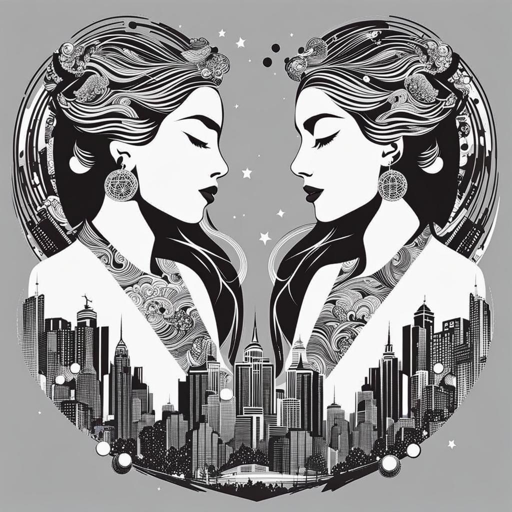 Empowering Night: Cityscapes and Celestial Freedom