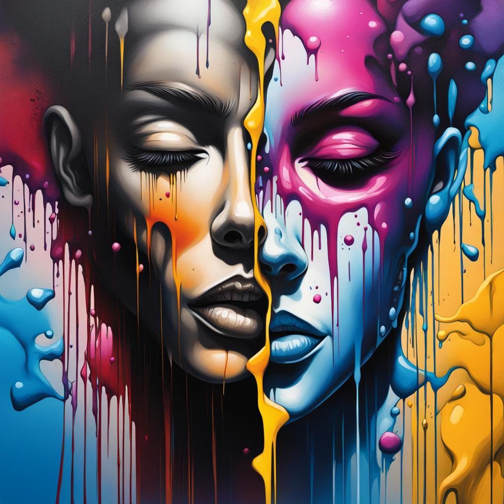 Impossible Love: Graffiti Art in Light and Shadow