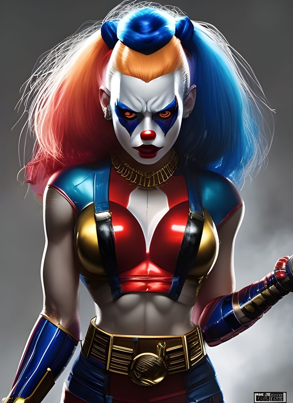 Yolandi Visser as Harley Quinn Comic Art