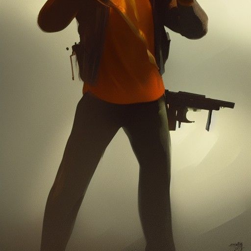 Ronald McDonald Standoff: Hyperdetailed Concept Art