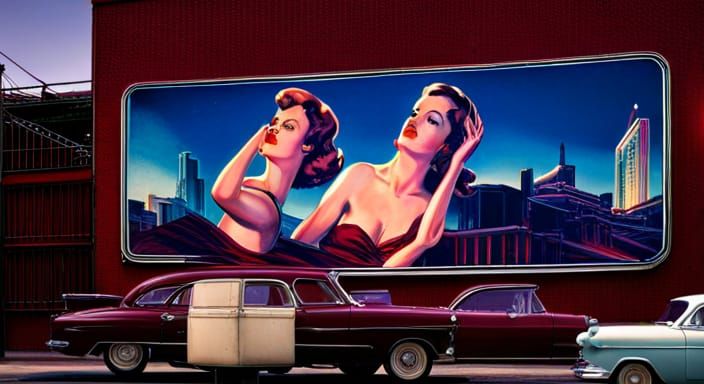 Requitment ad on a billboard