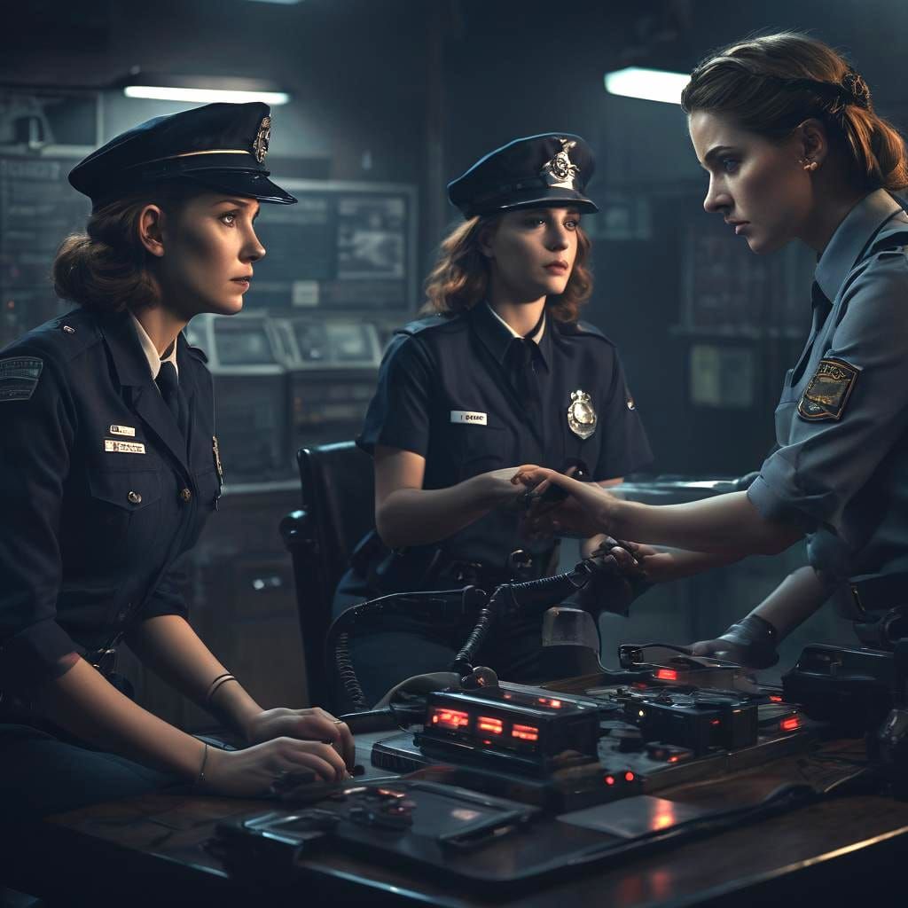 Ship Captain Interrogation in Mirrored Room