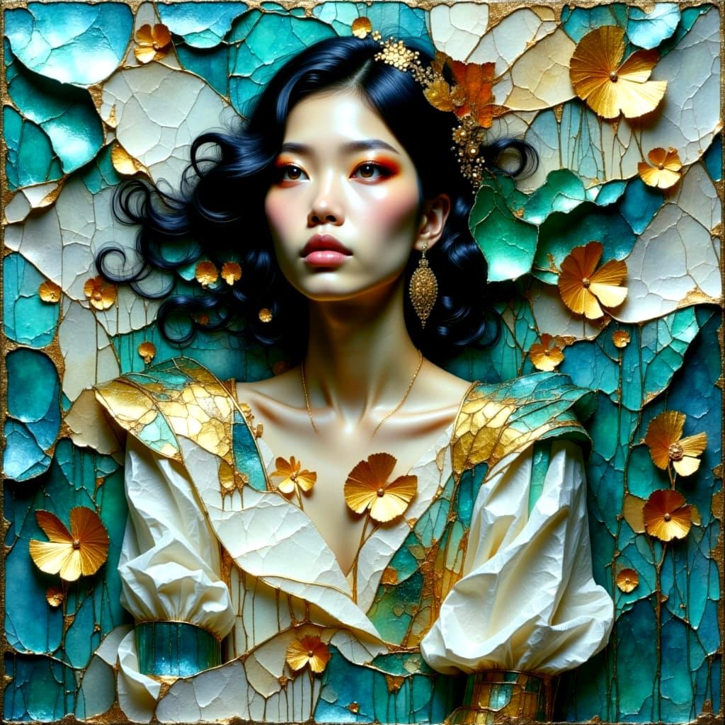 Bittersweet Memories in Crinkled Metallics