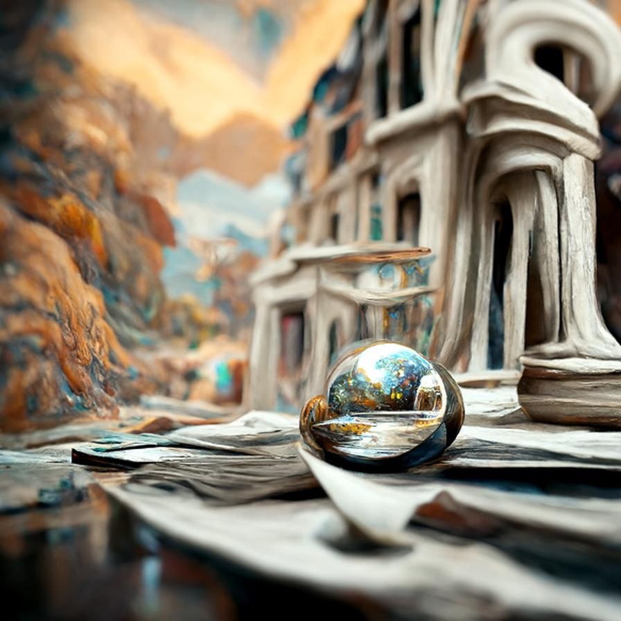 Surreal Time and Space Fantasy Art