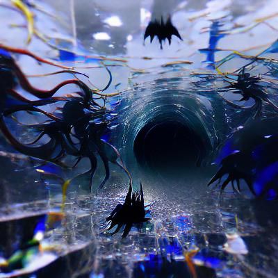 Abstract Abyss Generated by AI