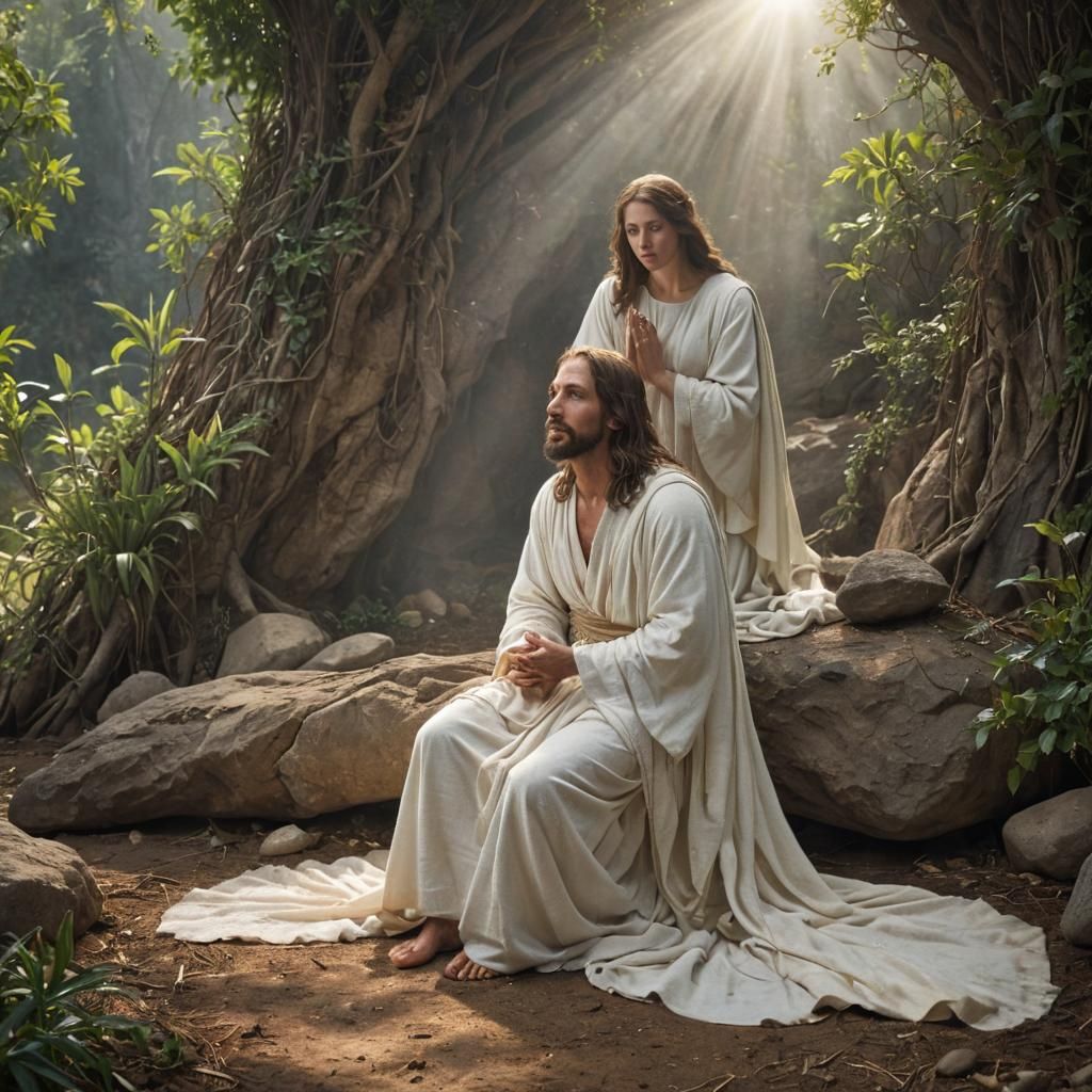 Jesus Christ and Mary Magdalene after Resurrection