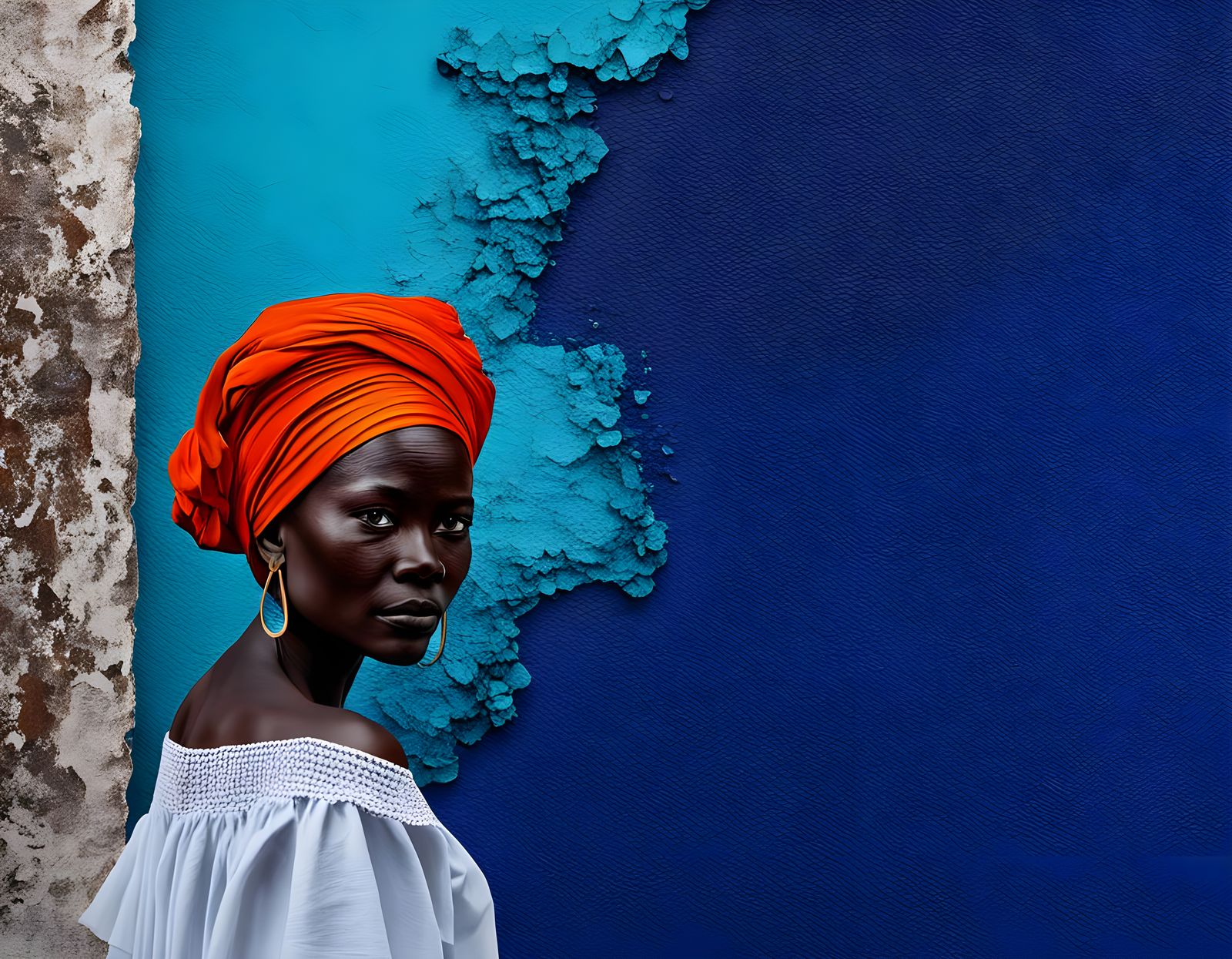 Elegant Haitian Object in Abstract Realism