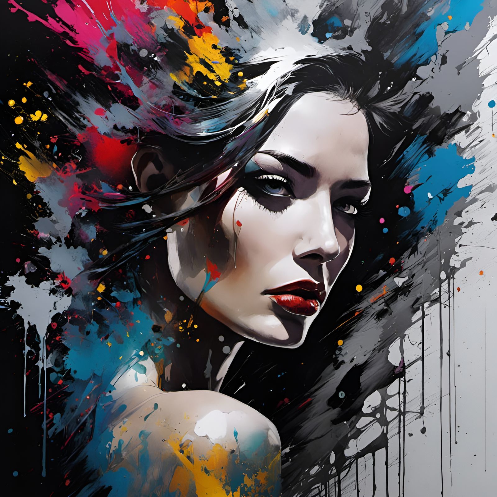 Portrait of a mermaid