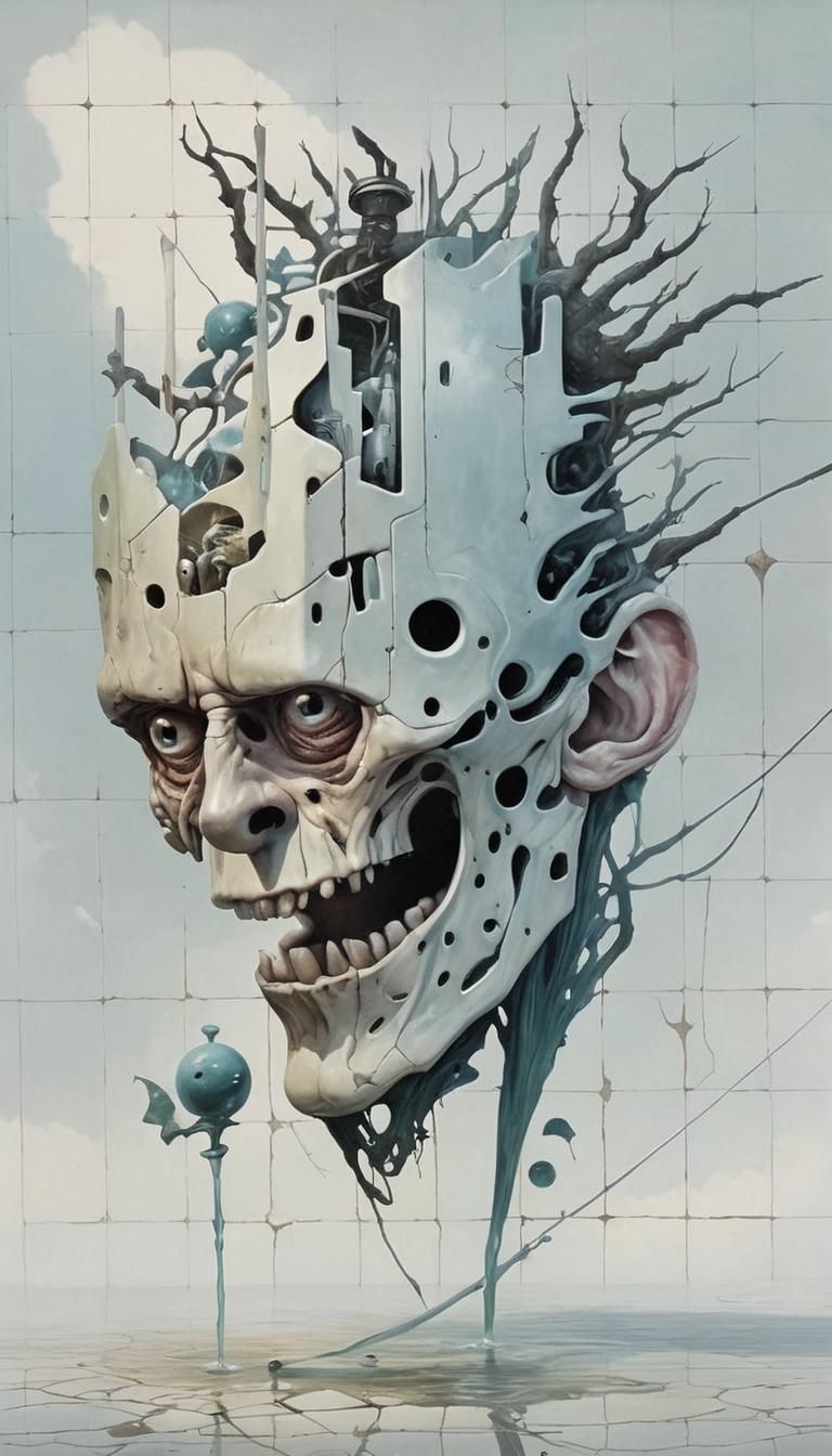 Filmic Photorealistic Surreal Thirst