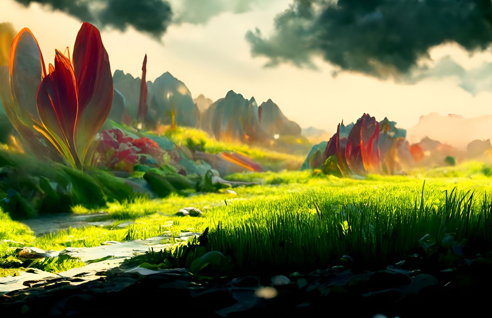 Post-Apocalyptic Wonderland: Megaflora in Digital Art