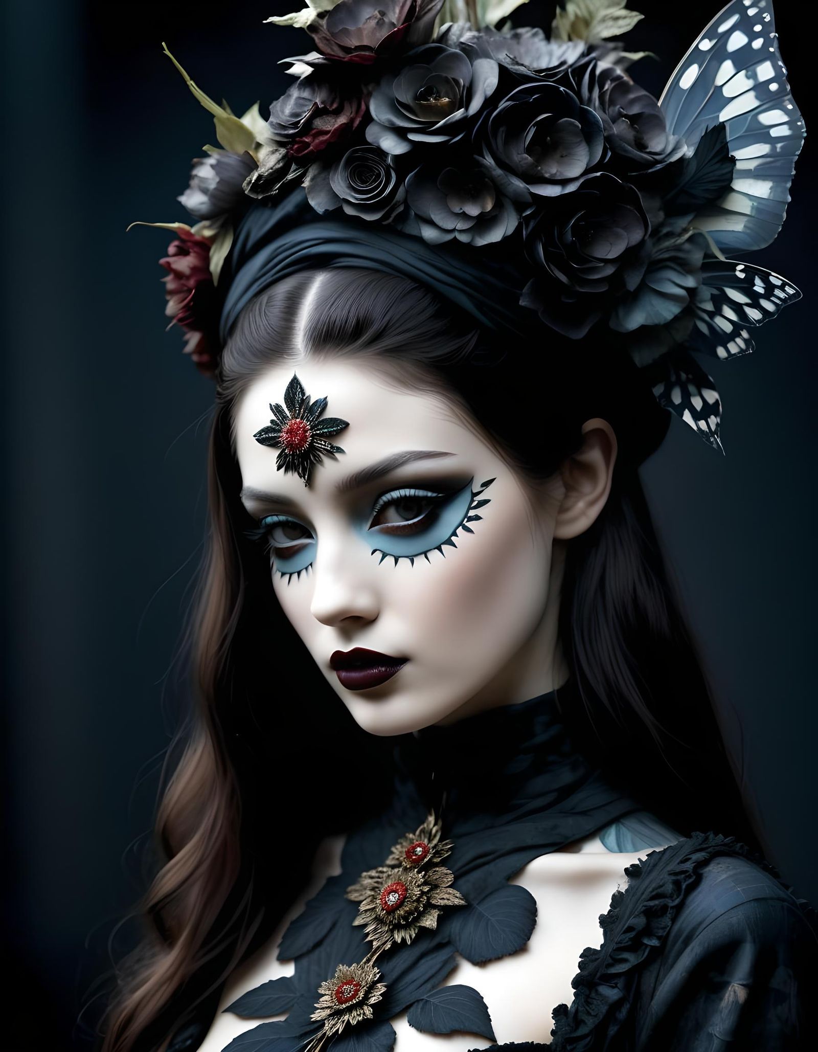 Gothabilly Models on Paris Fashion Runway