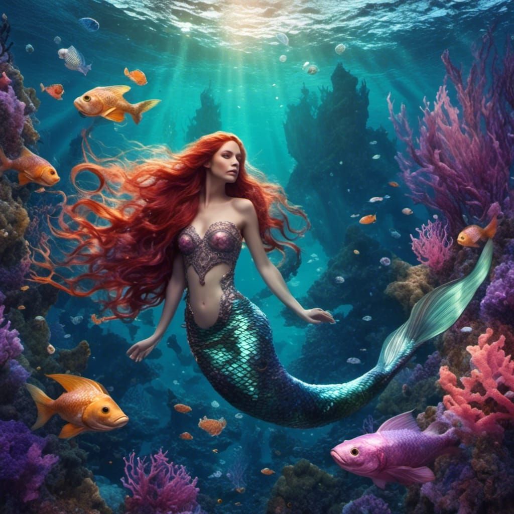 <lora:mermaid:1.0> Mermaid