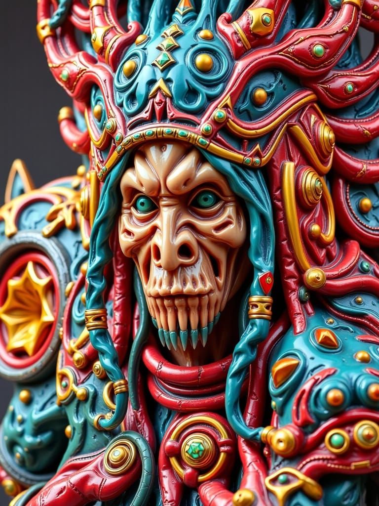 Ancient Shapeshifter in Hyper-Real Detail