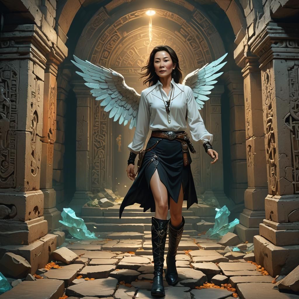 Michelle Yeoh as Angel of Death Concept Art