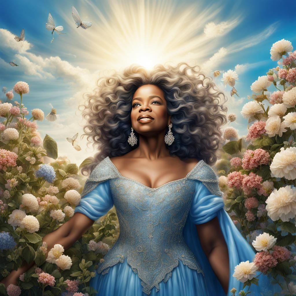 Oprah Winfrey as Fairy Goddess in Hyperrealism