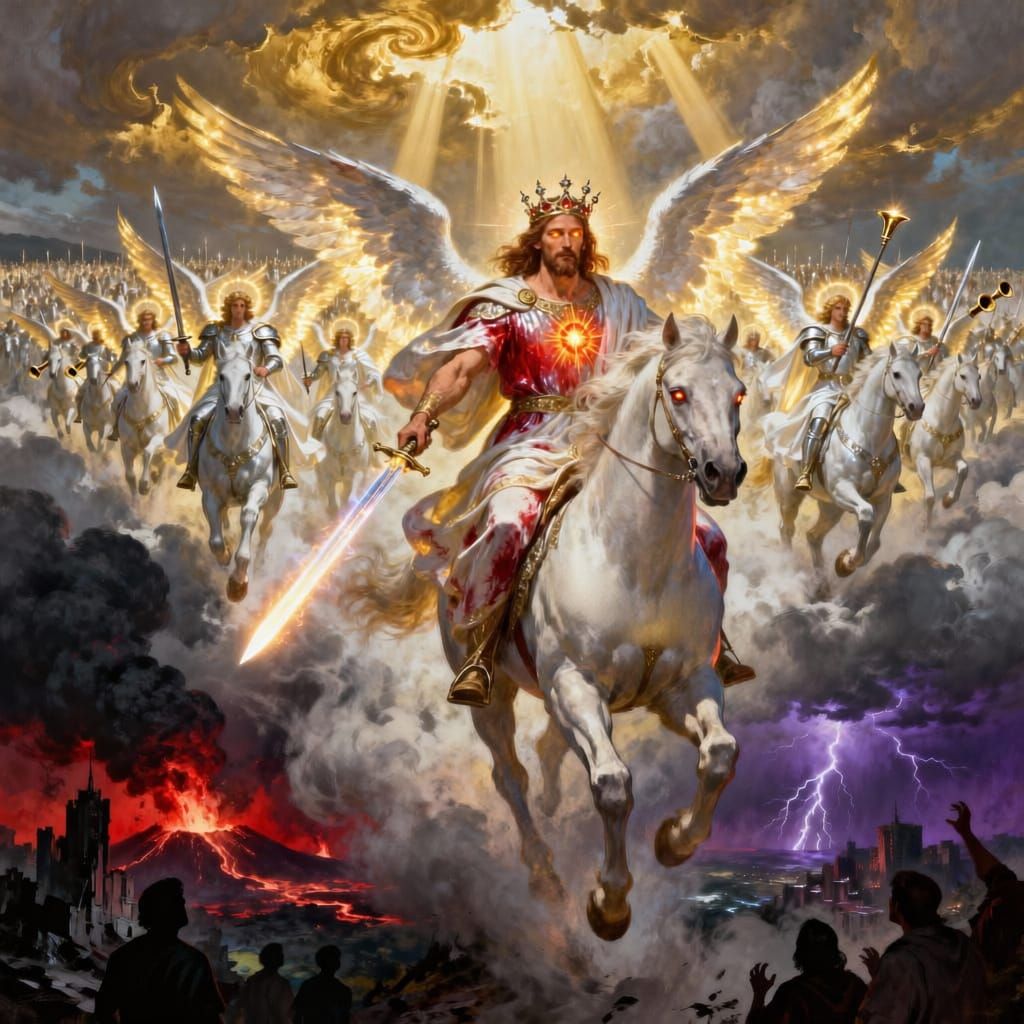 Jesus Christ's Second Coming: Celestial Battle
